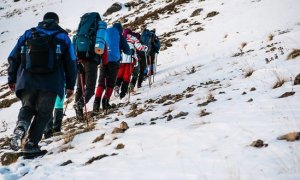 Alpinistlər Kəpəz dağına çıxıb – FOTOLAR