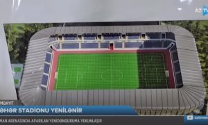 Sumqayıt stadionunda işlər yekunlaşır – AZTV-nin REPORTAJI