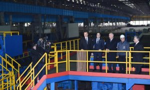 Prezident Sumqayıt boruyayma zavodunun açılışını etdi: 531 nəfər işlə təmin olunub – FOTOLAR