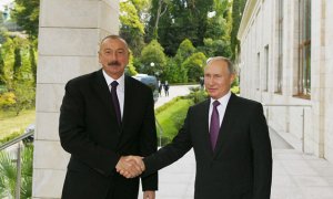İlham Əliyev Putinlə görüşdü – Fotolar