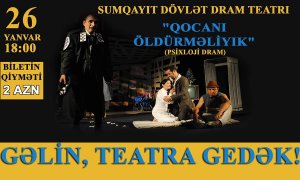 Sumqayıtda Teatr aksiyası – “GƏLİN, TEATRA GEDƏK!”