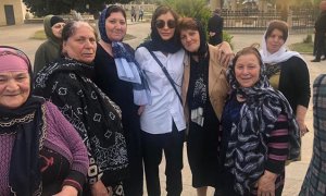 Mehriban Əliyeva qızı ilə ziyarətgahda – Fotolar