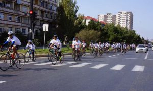 Sumqayıtda onlarla velosipedçi “Siqaretə Yox” deyərək veloyürüş keçirib!