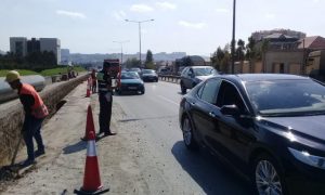 Sürücülərin DİQQƏTİNƏ – Bakı-Sumqayıt yolunda…- FOTO