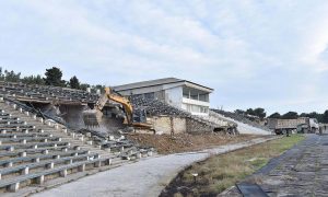 Sumqayıtda  müasir stadion inşa edilir – FOTOLAR