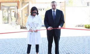 İlham Əliyev və Mehriban Əliyeva Sumqayıtda açılışda – FOTO
