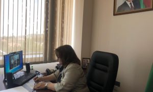 Hicran Hüseynova seçicilərin müraciətlərini dinləyib – FOTO