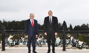 Prezident İlham Əliyev Türkiyənin keçmiş Baş Naziri Binəli Yıldırımı qəbul edib