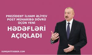 Prezident Sumqayıta səfəri zamanı post müharibə dövrü üçün yeni hədəfləri açıqladı