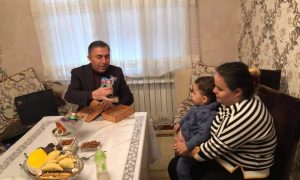 Tahir Mirkişili şəhid mayor Rahib Babayevin ailəsini ziyarət etdi – FOTO