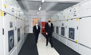 Prezident İlham Əliyev 110/35/6 kilovoltuq “Binəqədi” yarımstansiyasının açılışını edib (FOTO)