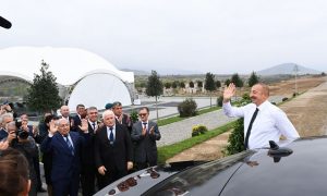 Prezidentlə xanımının Füzuli səfərindən – Fotolar