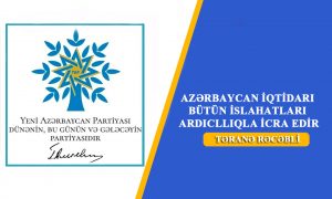 Azərbaycan iqtidarı bütün islahatları ardıcllıqla icra edir