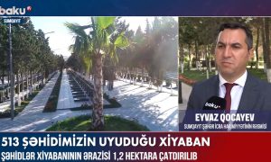Sumqayıt şəhidlər xiyabanından REPORTAJ- VİDEO