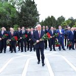 Sumqayıtda Ümummilli Lideri Heydər Əliyevin xatirəsi anıldı