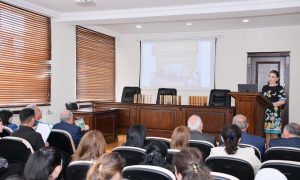 SDU-da Rafiq Yusifoğlunun 18 cildlik “Seçilmiş əsərləri”nin təqdimatı keçirildi