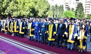 Sumqayıt Dövlət Universitetində məzun günündən maraqlı görüntülər – FOTO