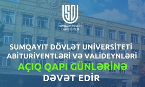 Sumqayıt Dövlət Universitetində açıq qapı günləri keçiriləcək