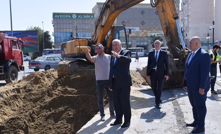 Sumqayıtda infrastrukturun yenilənməsi istiqamətində işlər davam edir