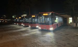 Sumqayıt şəhərinə yeni avtobuslar gətirilib – Foto