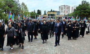 Şəhid ailələri Sumqayıt Dövlət Universitetində – FOTO