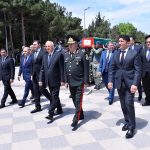 Sumqayıtda Birinci Qarabağ müharibəsinin şəhidi Yusif Məmmədov dəfn edilib