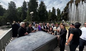 Sumqayıt yaşayan bir qrup şəhid ailəsi Xankəndiyə səfər edib