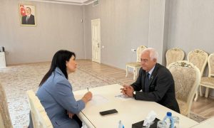 Deputat Elnarə Akimova seçicilərlə görüş keçirdi