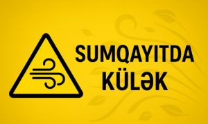 Sumqayıtda küləkli hava şəraiti ilə bağlı sarı xəbərdarlıq