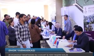Sumqayıtda Əmək Yarmarkası keçirilib