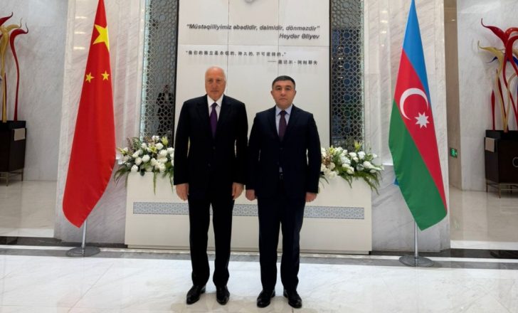 Zakir Fərəcov Pekində Azərbaycanın Çin Xalq Respublikasındakı səfirliyində olub