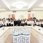 Sumqayıtda “Heydər Əliyev Məktəbi”nin növbəti məşğələsi keçirilib