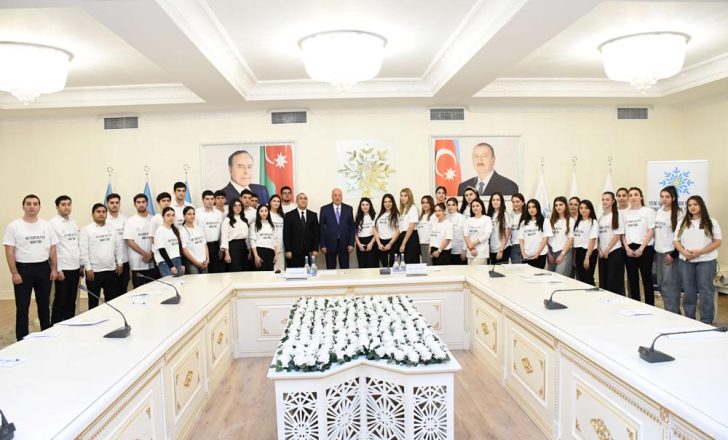 Sumqayıtda “Heydər Əliyev Məktəbi”nin növbəti məşğələsi keçirilib