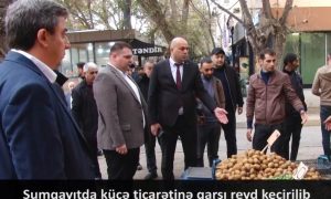 Sumqayıtda küçə ticarətinə qarşı reydlər davam edir – VİDEO