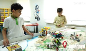 Sumqayıt məktəblilərindən fərqli robot layihəsi