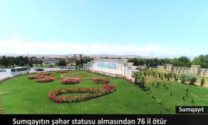 Sumqayıtın şəhər statusu almasından 76 il ötür – VİDEO