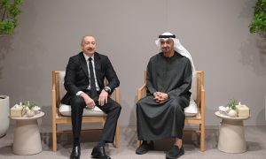 Prezident Əbu-Dabidədir – Fotolar