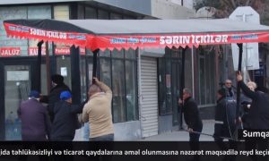 Sumqayıtda reyd keçirilib -VİDEO
