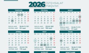 2026-cı ilin qeyri-iş günləri – Açıqlandı
