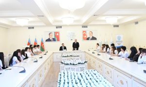 YAP Sumqayıt şəhər təşkilatında “Heydər Əliyev Məktəbi”nin növbəti məşğələsi keçirilib