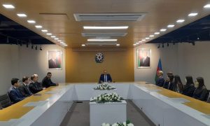 Sumqayıt Şəhər Məhkəməsinə yeni təyin olunmuş hakimlər kollektivə təqdim edilib