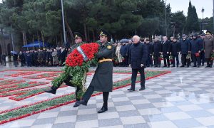 Sumqayıtda 20 Yanvar faciəsinin 36-cı ildönümü ilə əlaqədar anım mərasimi keçirilib