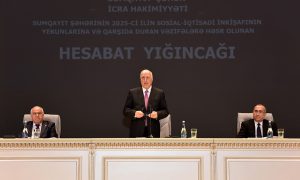 Sumqayıtda 2025-ci ilin yekunları müzakirə olundu