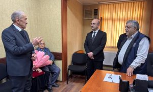 Sumqayıtda lift təsərrüfatının inkişafında xidməti olan şəxslər təltif edilib