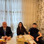 Leyla Əliyeva Vətən müharibəsi qazisi Rəvan Əzizovu evində ziyarət edib