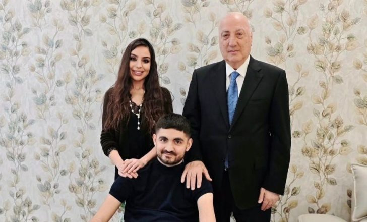 Leyla Əliyeva Vətən müharibəsi qazisi Rəvan Əzizovu evində ziyarət edib