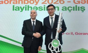 “Gənclər paytaxtı”nın simvolik açarı Sumqayıtdan Goranboya təhvil verilib