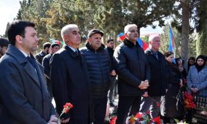 Şəhid məzun Elnur Səmədovun doğum günündə ailəsi ziyarət olunub