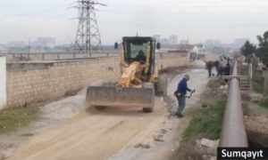 Sumqayıtda qəbiristanlıq yolunda asfaltlanma işləri aparılacaq – VİDEO