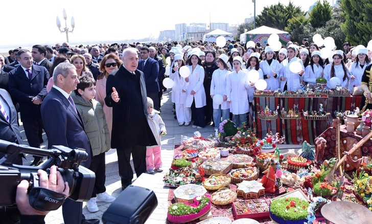 Sumqayıtda Novruz bayramı münasibətilə ümumşəhər bayram tədbiri keçirilib